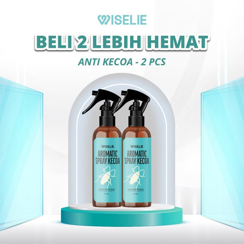Wiselie Paket Bundling Beli 2 Lebih Hemat Spray Pengusir Anti Hama Cicak, Semut, Kecoa, Rayap, Tungau, Kucing dan Tikus Kemasan 250ml