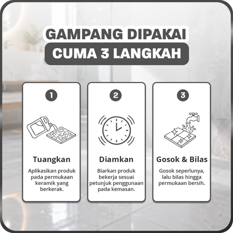 Wiselie Pembersih Kerak Keramik 1 L