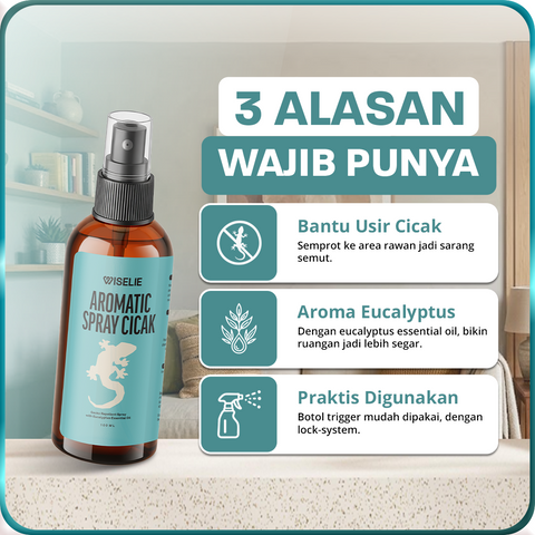 Wiselie Aromatic Spray Anti Cicak 250ml