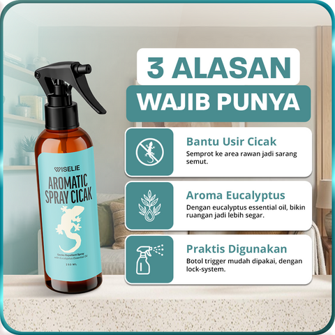 Wiselie Aromatic Spray Anti Cicak 250ml