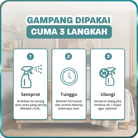 Wiselie Aromatic Spray Anti Cicak 250ml