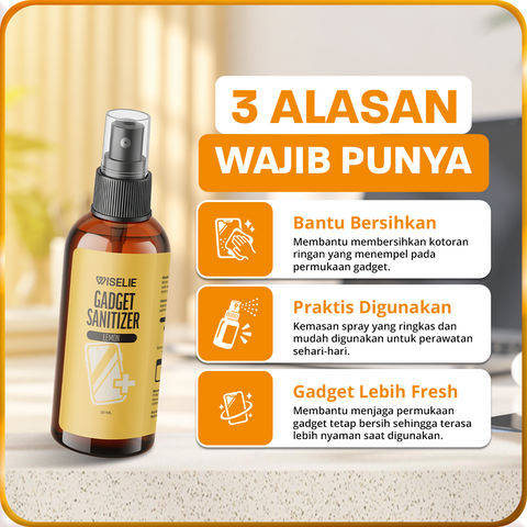 Wiselie Pembersih Gadget 30–60 ml