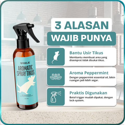 Wiselie Aromatic Spray Anti Tikus 250ml