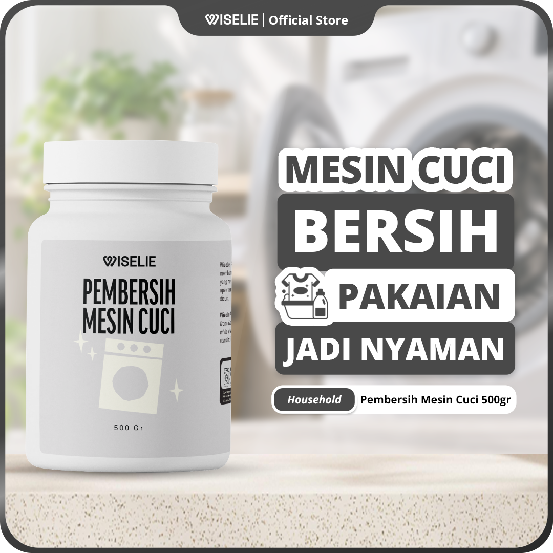 Wiselie Pembersih Mesin Cuci 500 g–1 kg