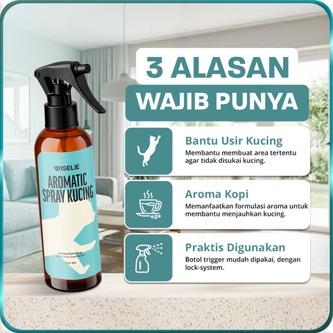 Wiselie Aromatic Spray Anti Kucing 250ml