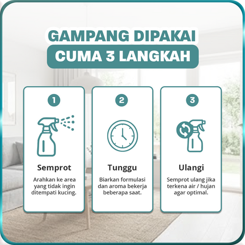 Wiselie Aromatic Spray Anti Kucing 250ml
