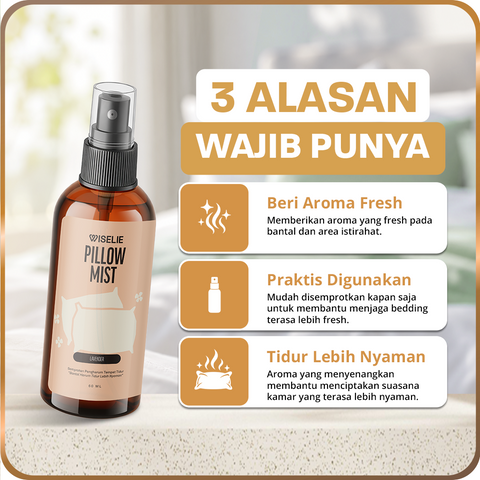 Wiselie Pillow Mist 60 ml | Pengharum Kain