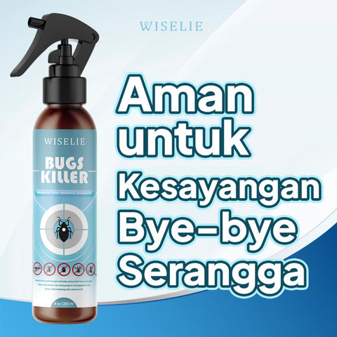 Wiselie Spray Pembasmi Serangga Bugs Killer Organik Bahan Alami Pembunuh Serangga Pembunuh Kutu
