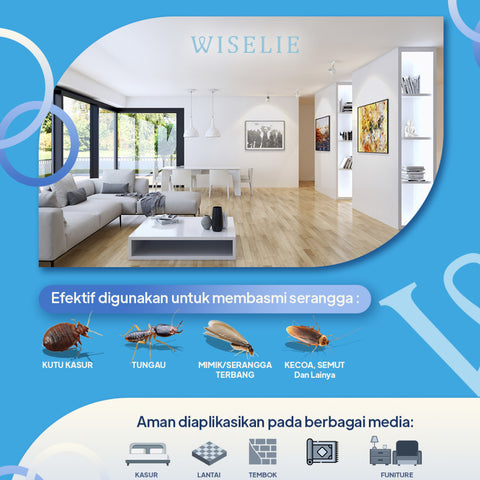 Wiselie Aromatic Spray Pengusir Tungau Dijamin Ampuh 100%
