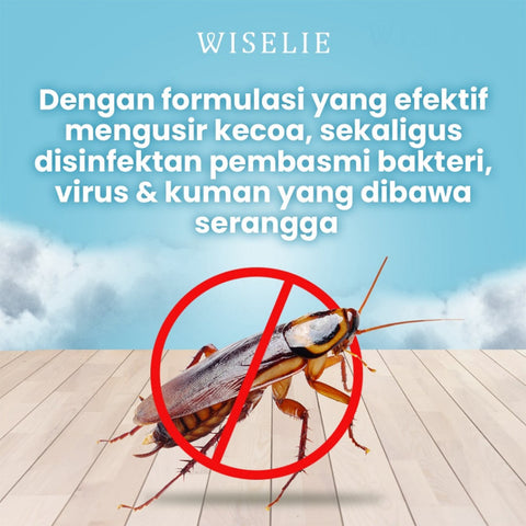 Wiselie Anti Kecoa Spray Racun Pembasmi Kecoa Kecoak Bugs Buster Terampuh Paling Ampuh