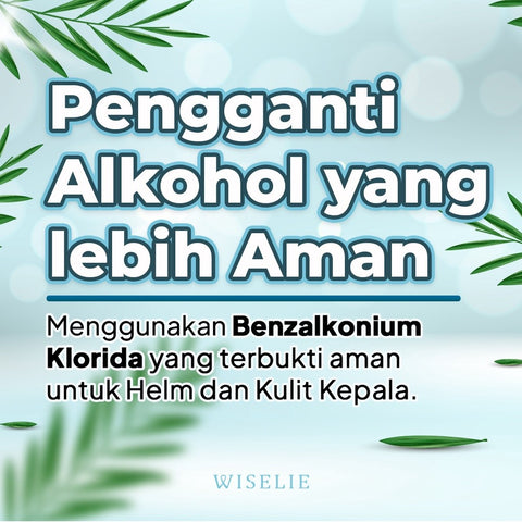 Wiselie Parfum Penghilang Bau Helm 60ML Helmet Sanitizer non Alcohol Anti Bacterial Anti Bau Anti Virus Antibakteri Antivirus Premium Original Termurah Terbaik  Active Spray Wiselie